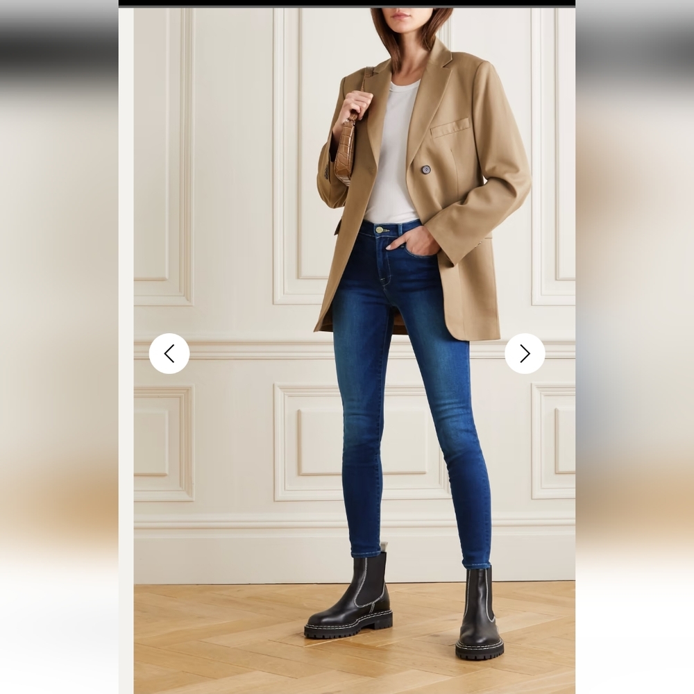 Frame denim le high skinny jeans